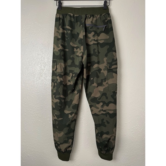 Libin green camo cargo joggers lightweight pants S - Picture 7 of 11